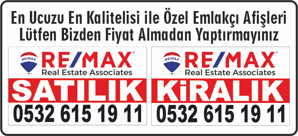 Emlakçı Afiş